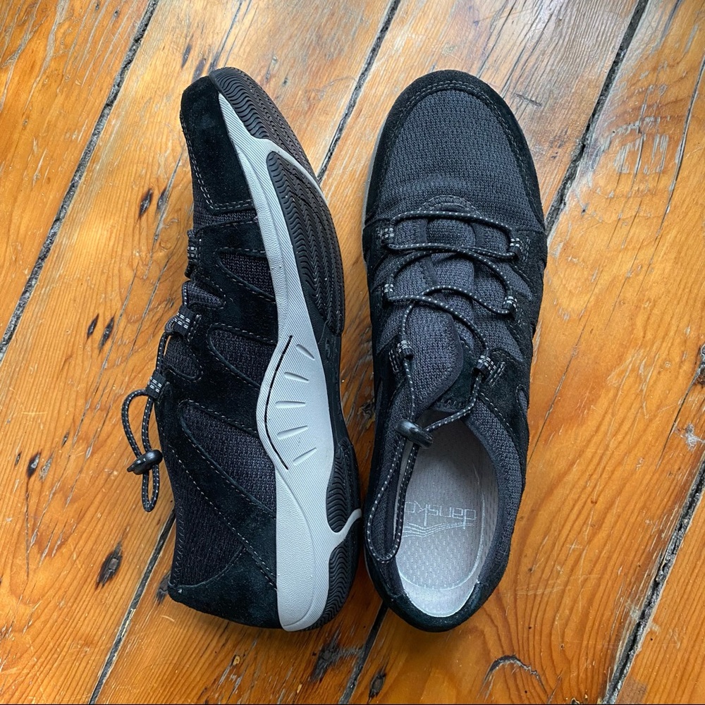 Dansko Women’s Black Sneakers with Gray Midsole